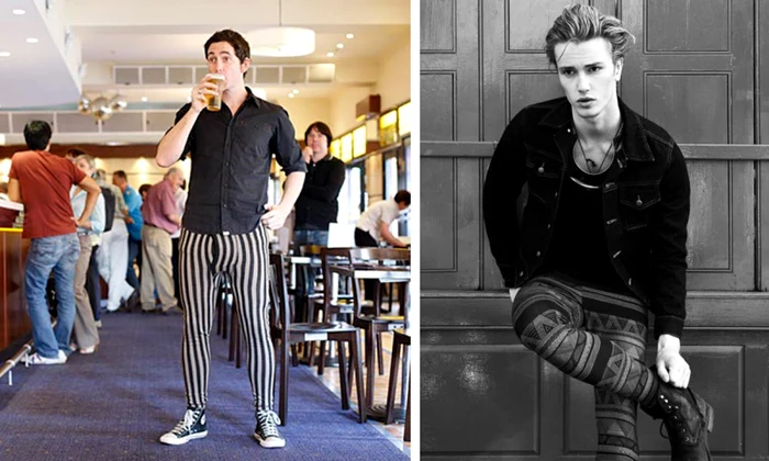 Preţul unei perechi de meggings porneşte de la 22 de euro, în funcţie de imprimeu FOTO affashionate.com
