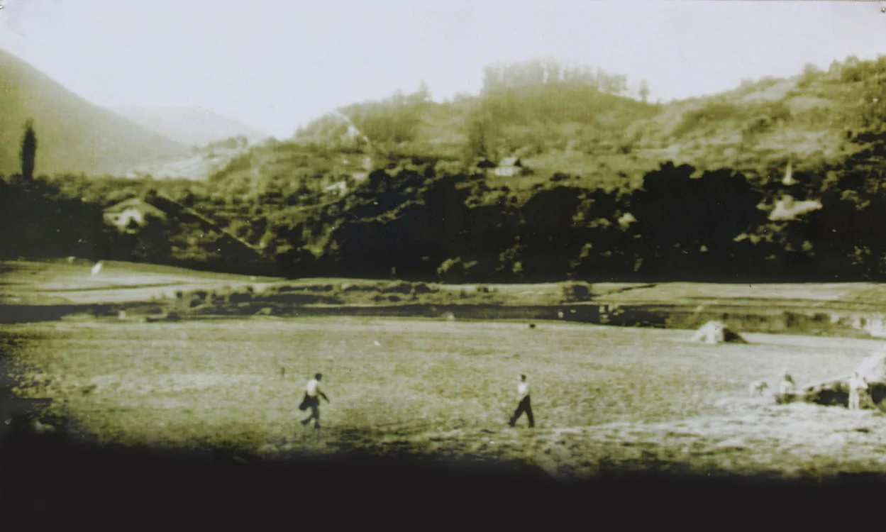 Aspecte din timpul lucrărilor de reamenajare a stadionului, anii 1946 FOTO MJIA