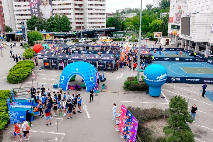 Parcarea de la Iulius Mall a fost cucerită de sport