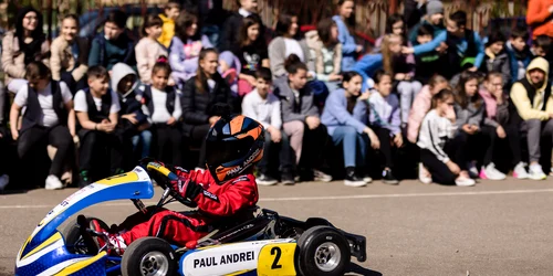 Demonstrații de Karting, în Târgoviște. FOTO Clubul de Karting Electric Târgoviște