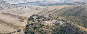 Vedere aeriană a sitului Nuraghe Barru din Sardinia (© Lars Heinze)