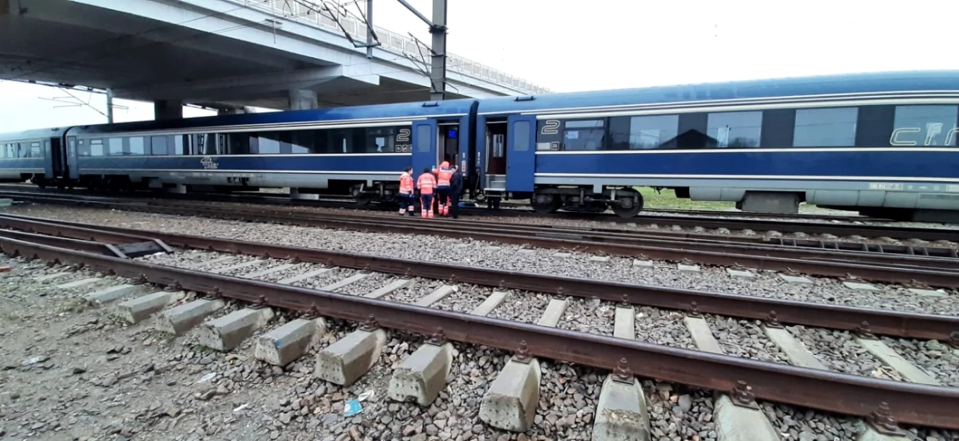 Accident feroviar în județul Galați FOTO: Arhivă