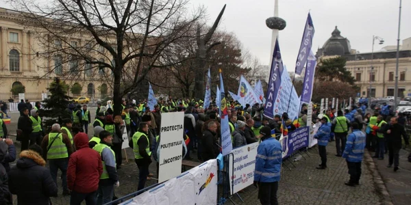 Proteste politisti sindicate Bucuresti FOTO Inquam Photos Octav Ganea
