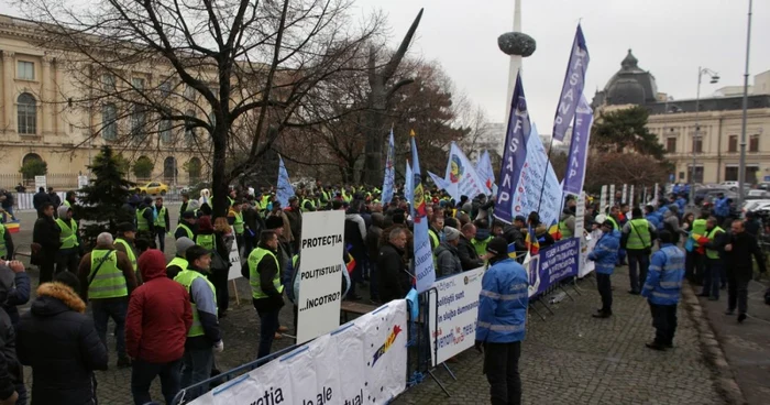 Proteste politisti sindicate Bucuresti FOTO Inquam Photos Octav Ganea