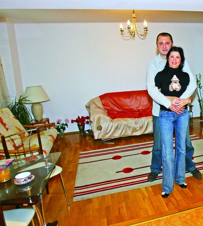 
    Emil Hossu Longin, împreună cu soţia lui  