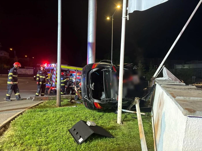 Accidentul a avut loc în Cluj Napoca FOTO: Facebook/ Info Trafic 24