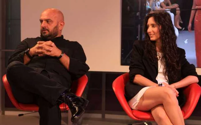 Alin Gălăţescu şi Simona Semen, în studioul Adevărul Live FOTO Adevărul
