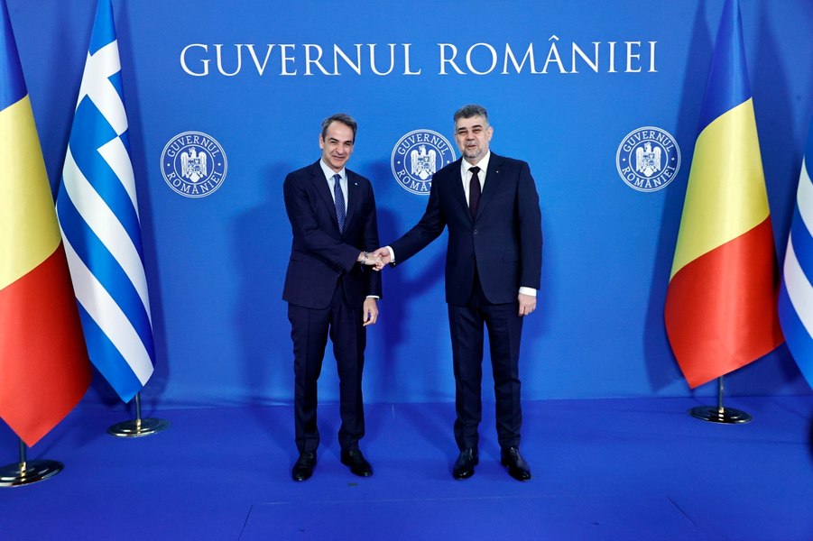 Ciolacu, întâlnire cu Mitsotakis: România și Grecia trebuie conectate, inclusiv prin aderarea la Schengen