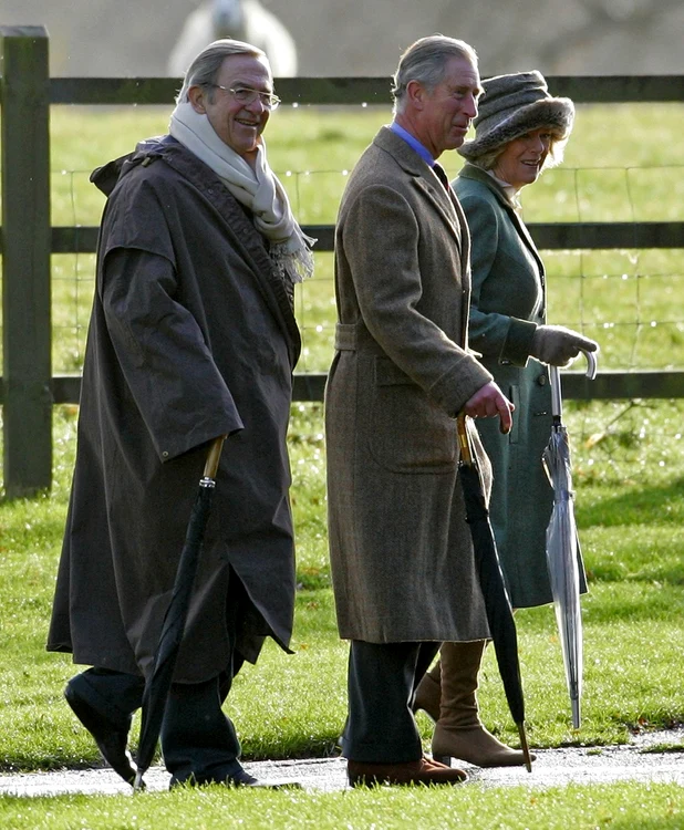 Camilla și Charles cu Regele Constantin al Greciei. FOTO: Profimedia