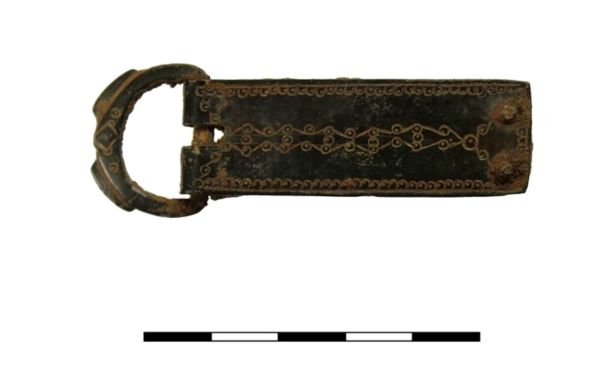 Catarama a fost realizată dintr-o singură bucată de aliaj de cupru (© Archaeological Research Services Ltd.)