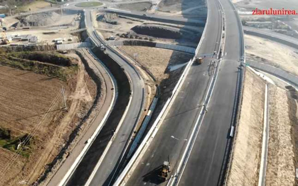 Autostrada Deva - Sibiu. ARHIVĂ.