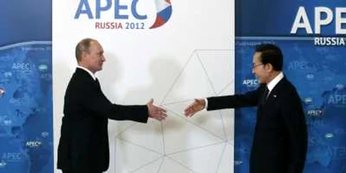 Preşedintele rus Vladimir Putin şi omologul său sud coreean