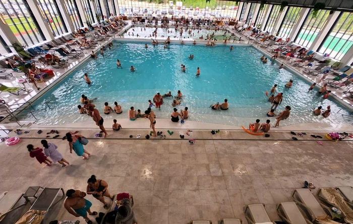 Complexul balnear a avut o medie de 1.000 de clienți pe zi FOTO Băile Sărate Ocna Mureș