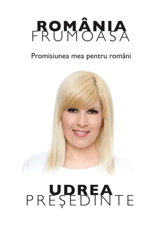 În toamna 2014, Elena Udrea își depune candidatura pentru alegerile prezidențiale din 2 noiembrie