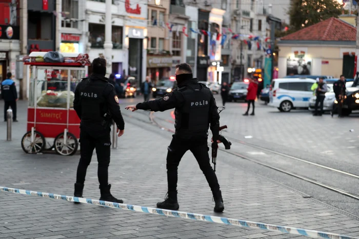 Explozia de la Istanbul. Foto: EPA-EFE