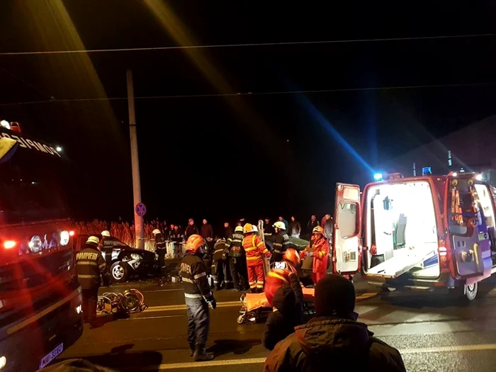 Imagine de la locul accidentului FOTO Paul Racolţa/Facebook Info Trafic Cluj