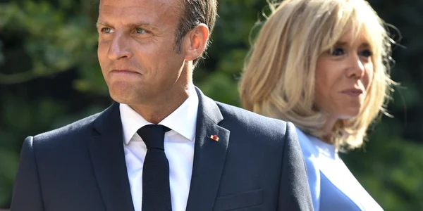 Emmanuel si Brigitte Macron FOTO EPA-EFE