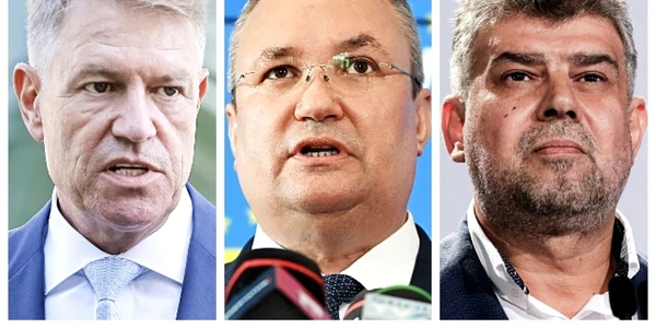 (articol) Klaus Iohannis & Nicolae Ciucă & Marcel Ciolacu (foto Mediafax Foto & Inquam Photos)