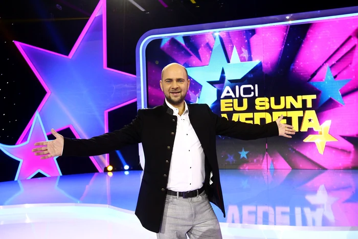 Cosmin Seleși va avea pe mână al doilea sezon al emisiunii "Aici eu sunt vedeta"Foto: Antena 1