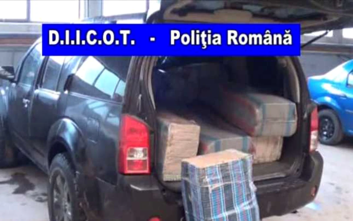 Una din maşinile capturate de poliţiştii de frontieră Foto: Adevărul