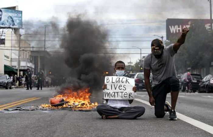 Protest Black Lives Matter la Los Angeles FOTO EPA-EFE