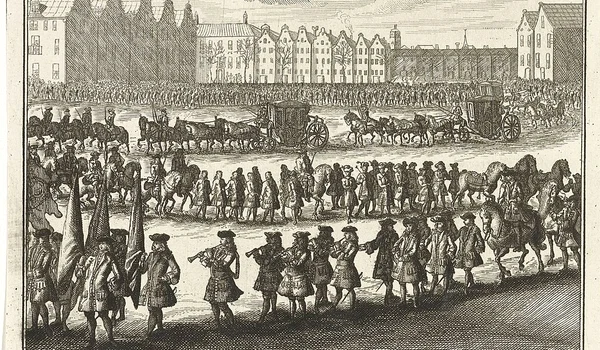 Intrarea lui Jacob Colyer la Constantinopol. Gravură din secolul XVIII (© Wikimedia Commons)