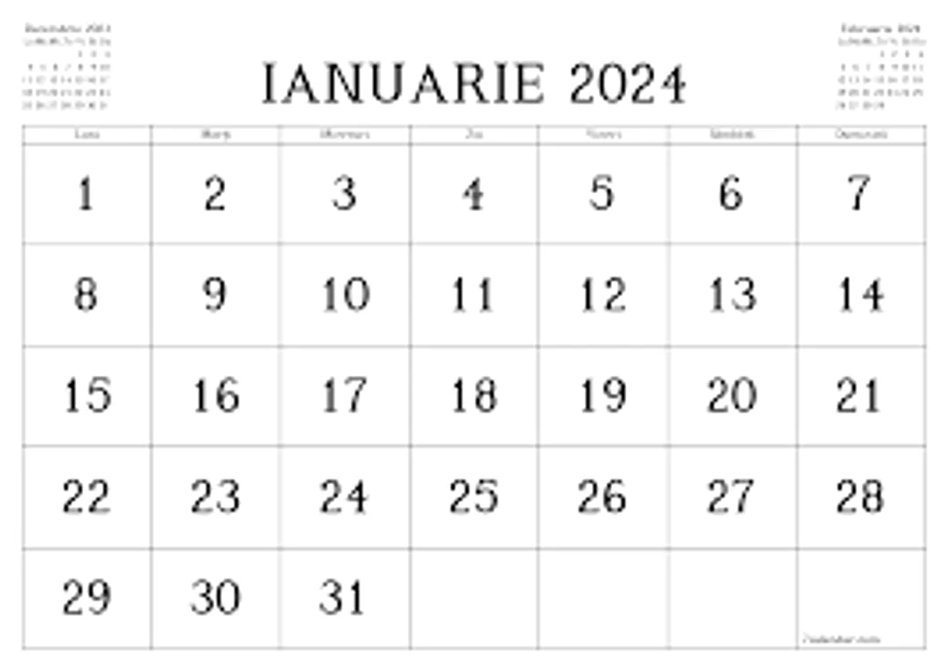 Din 2024, zilele de 6 și 7 ianuarie vor fi libere