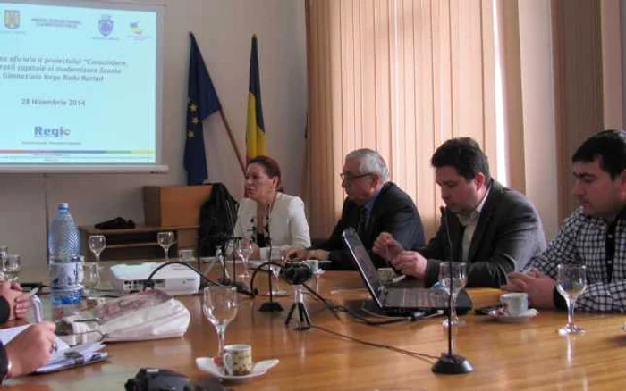 Aspect din cadrul lansării proiectului FOTO Sabina Ghiorghe