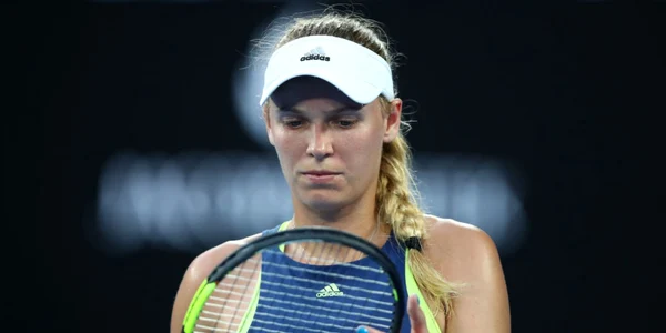 Simona Halep şi daneza Caroline Wozniacki la Australian Open 2018 FOTO Guliver / Getty Images / Clive Brunskill