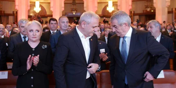 Dancila - Dragnea si Tariceanu CEX PSD Inquam Photos / Octav Ganea