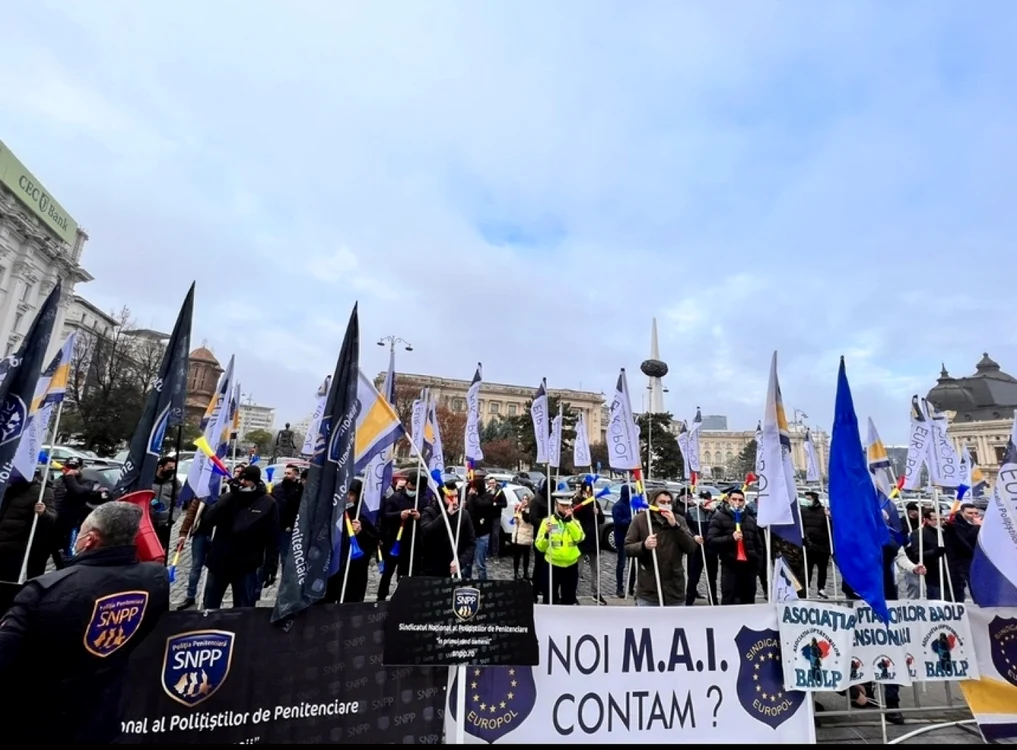 Sindicatele poliţiştilor declanşează proteste FOTO: Arhivă