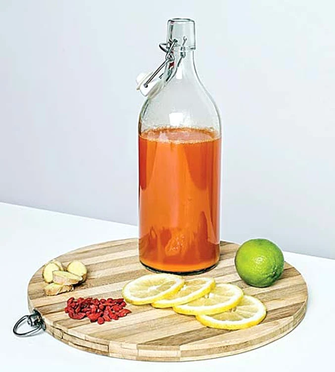Limonadă cu goji şi  ghimbir