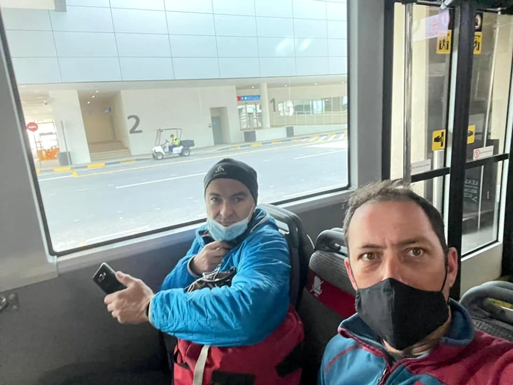 Marius Gane şi Horia Colibăşanu au ajuns în Nepal pe 19 martie FOTO: Facebook/Horia Colibăşanu