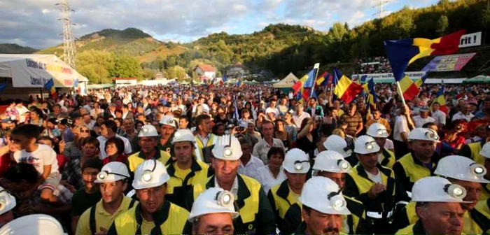 Angajaţi RMGC la Ziua Minierului din Roşia Montană