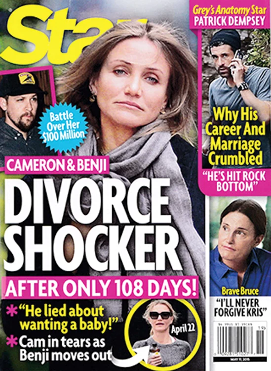 Revista “Star” susţine că  motivul divorţului ar fi faptul că Benji Madden nu vrea copii