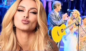 Banner Andreea și Săndel Bălan