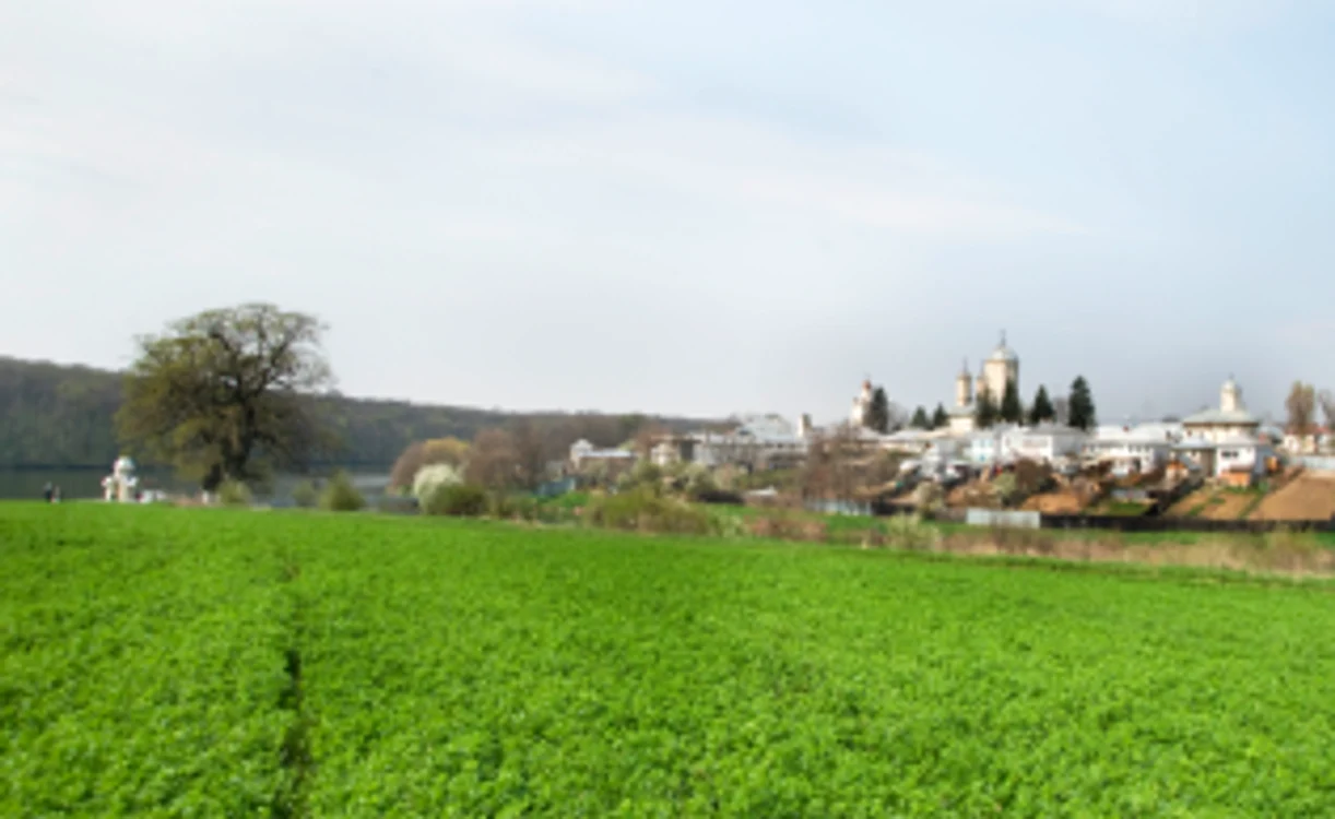 Lacul şi mănăstirea Pasărea de lângă Bucureşti Sursa Facebook Mănăstirea Pasărea