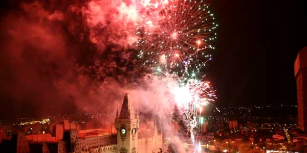 Revelion in strada Iasi