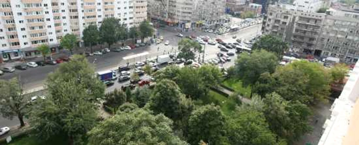 Intersecţia Şoselei Ştefan cel Mare cu strada Dorobanţilor, de unde a fost răpită jurnalista FOTO Marian Iliescu