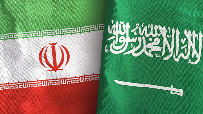 Drapele Iran și Arabia Saudită FOTO: Shutterstock