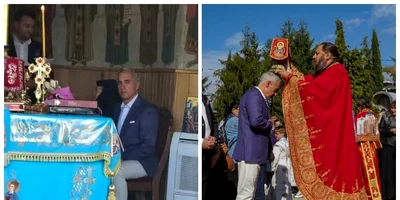 calin georgescu la manastirea sfintei cruci oradea 05102026 jpg