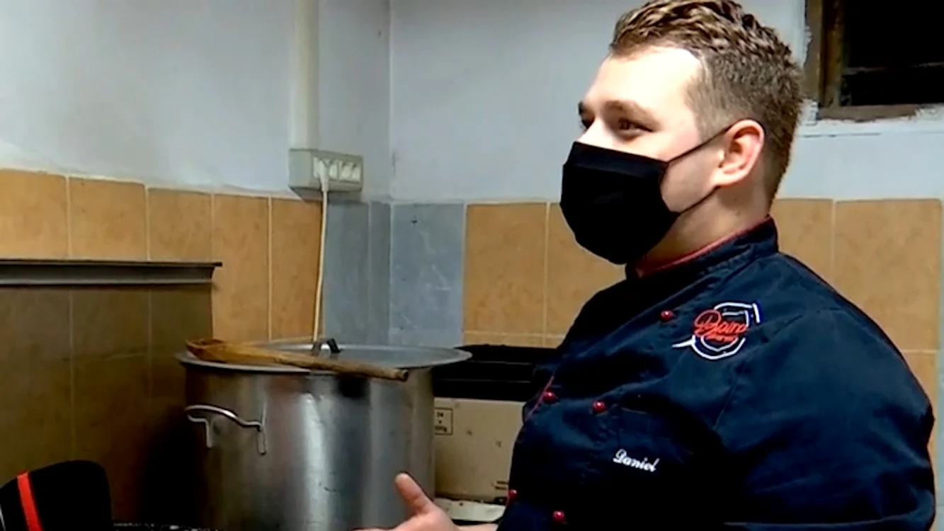 Daniel Ardelean, la cantina socială din Baia Mare