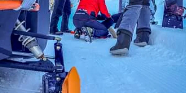 accidentat pe partie jpg
