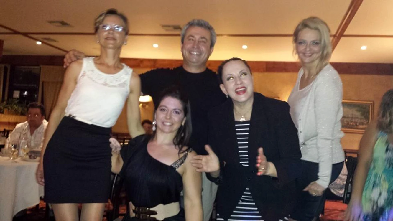 Iuliana Marciuc şi Adrian Enache, în America (Foto: Facebook)