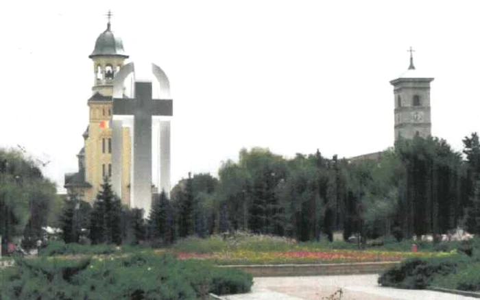 Amplasarea viitorului monument al Marii Uniri la Alba Iulia
