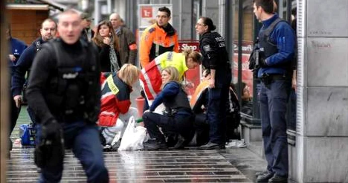 Atac cu bomba la Liegie, în Belgia FOTO: hln.be