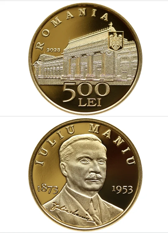 moneda aur Iuliu Maniu png