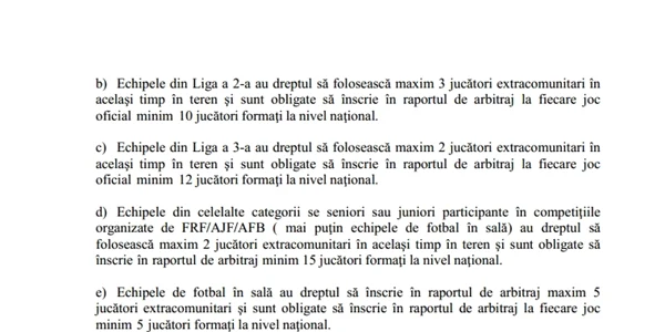 regulament frf petrolul ploiesti