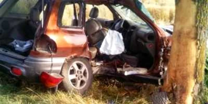 Accidentul s-a produs pe DN41 FOTO ISU Călăraşi