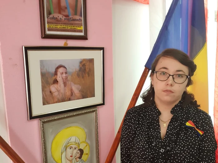 Elena este pasionată de pictură